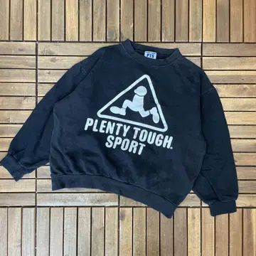 90s PLENTY TOUGH SPORT 맨투맨 풀오버 숏 기장
