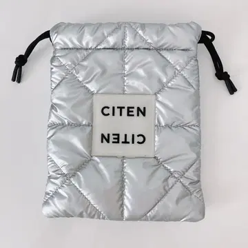 [ 새상품급 ] CITEN 패딩 복조리 숄더 실버