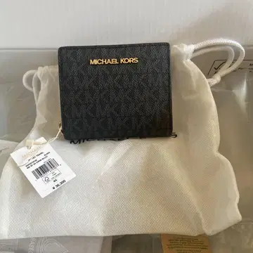 [ 미사용 ] MICHAEL KORS 마이클코어스 반지갑 블랙