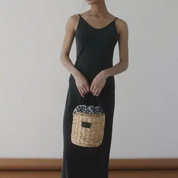 새틴 롱 드레스