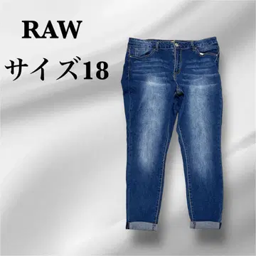 RAW [사이즈 18] 데님 팬츠 청바지 여성용 하의 팬츠