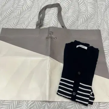 nano 네이비 스트라이프 가디건 나노 유니버스 니트 가디건