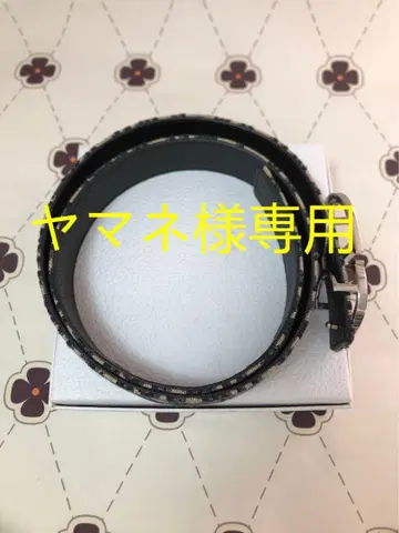 가죽 벨트 실버 버클 EUR110 (야마네)