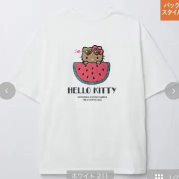 [새상품] 일광화상 키티 반팔 티셔츠 아베일