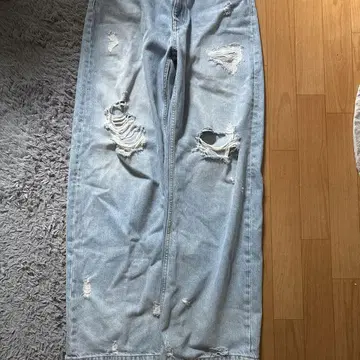 ZARA 데미지 데님