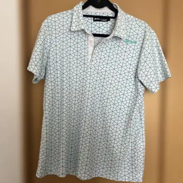 Srixon 기하학 패턴 골프 셔츠