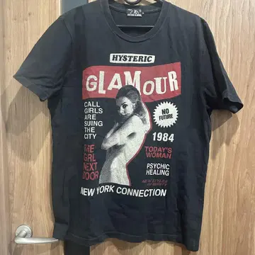 HYSTERIC GLAMOUR 1984 티셔츠 M 블랙