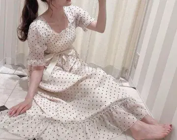 evelyn 하트 맥시 원피스