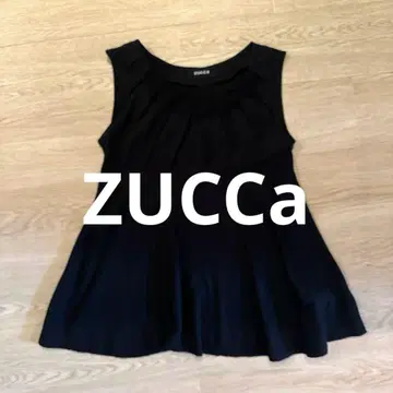 ZUCCa 블랙 슬리브리스 튜닉