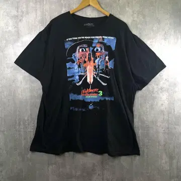 엘름가의 악몽 3 [ 2XL 상당 ] 빈티지 무비 T셔츠/참극의 관