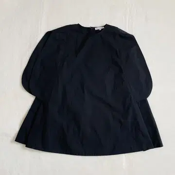 yori 요리 루나 슬리브 블라우스 블랙 블라우스