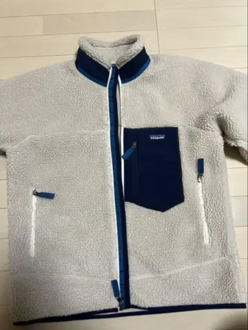 플리스 자켓 보아 자켓 크림 네이비 Patagonia