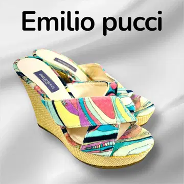 Emilio Pucci 에밀리오 푸치 웨지 샌들