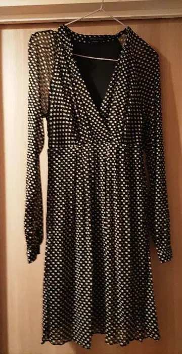 BCBG 도트 원피스