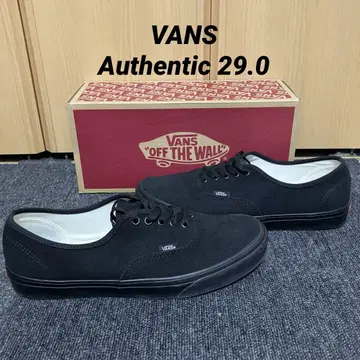 미사용 반스 VANS Authentic 블랙 29.0