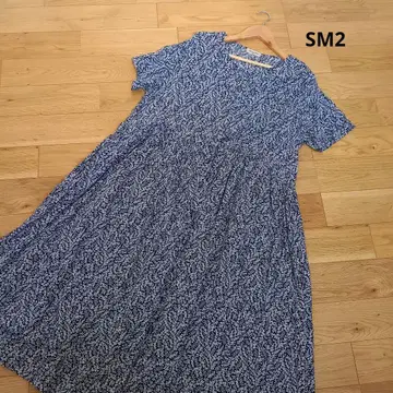 SM2 미니 꽃무늬 프론트 오픈 원피스