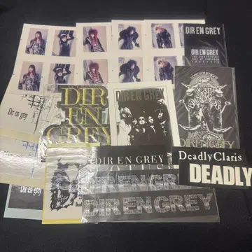 DIR EN GREY 스티커 세트 미사용
