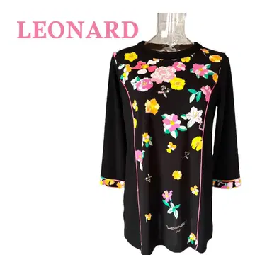 *LEONARD* 꽃무늬 얇은 긴팔 튜닉
