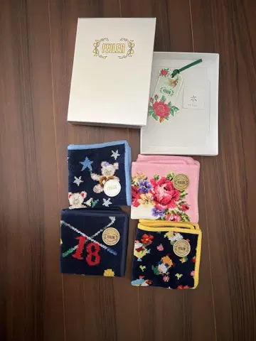 [미사용 새상품] 페일러 타월 손수건 4매 세트