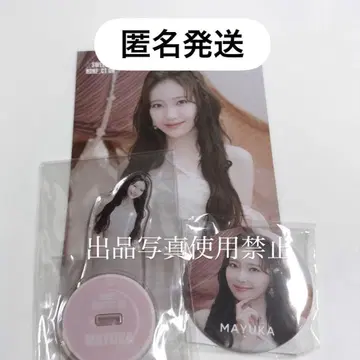 NiziU 니쥬 마유카 아크릴 스탠드 캔배지 트레이딩 카드 렌트레 스이논