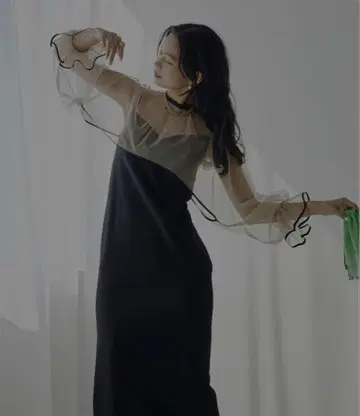 엘레강트 쉬폰 롱 드레스