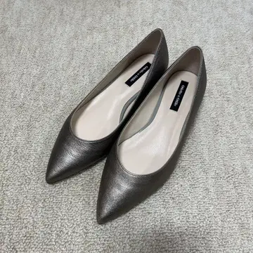 odette e odile 오데뜨 펌프스 24cm 실버 플랫