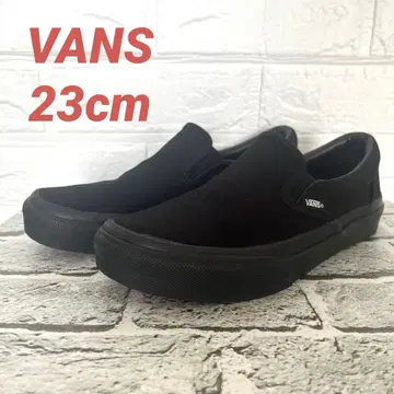 VANS 슬립온 블랙 SLIP-ON BLACK 23cm