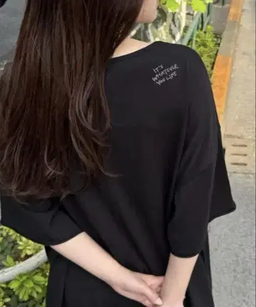 새상품 미개봉 CAOPANIC TYPY 시어 자수 티셔츠 프리 사이즈