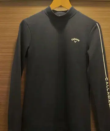 새상품급 Callaway 캘러웨이 여성용 모크넥 긴팔 네이비