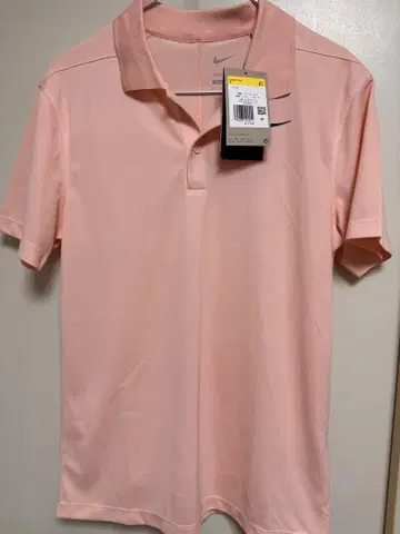 Nike DRI-FIT 골프 셔츠 S 오렌지, 핑크