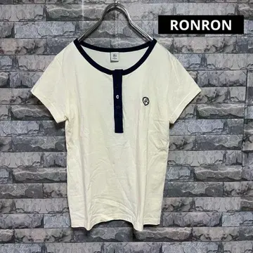 RONRON 한국 인기 HENRYNECK HALF 티셔츠 티셔츠 F