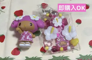 마이멜로디 시크릿 스트랩 마스코트 토코나츠 바케이션 햇볕에 탐