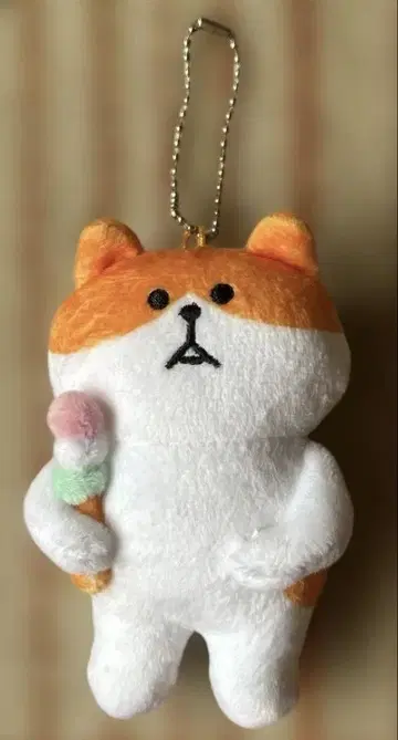 뒹굴뒹굴 냥스케 하치 봉제 인형 키링