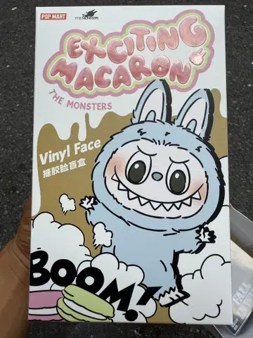 정품 POPMART LABUBU THE MONSTERS 마카롱 봉제인형