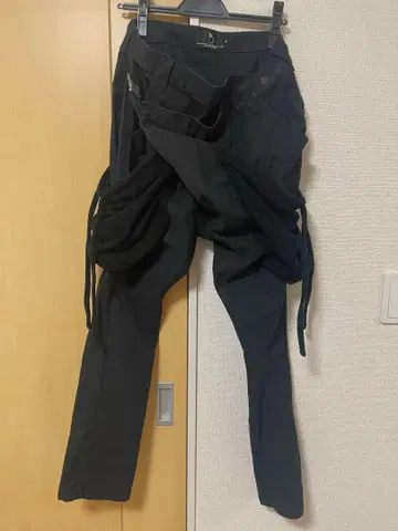VIRGO 카고 팬츠 블랙