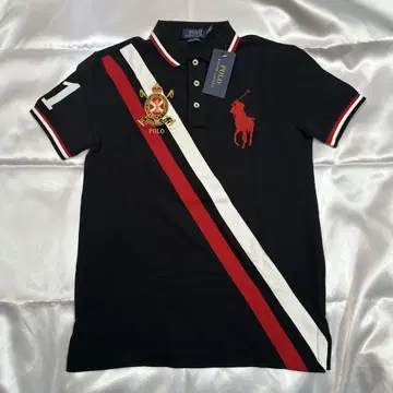 Polo Ralph Lauren 블랙 피케 셔츠 US 사이즈 남성용 XS