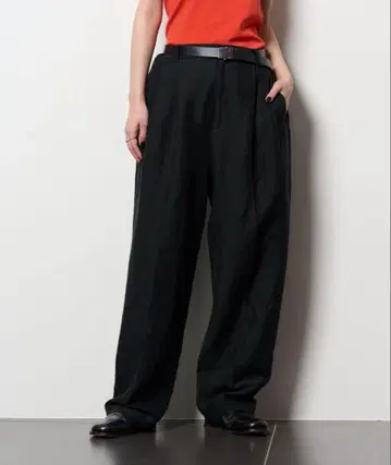2025 SS DAD TACK PANTS / 대드 턱 팬츠 (블랙)
