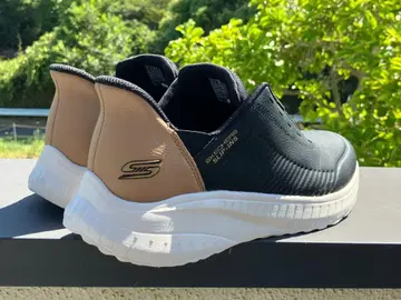 SKECHERS 밥스 스포트 스쿼드 카오스 27.0cm/블랙베이지