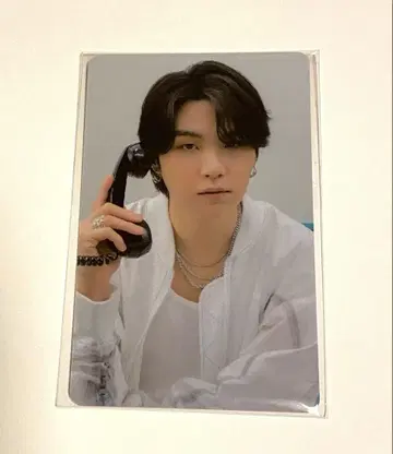 BTS PTD-LIVE 추가 특전 PVC 포토 카드 슈가 SUGA
