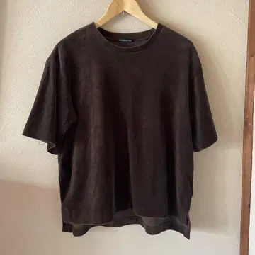 올리브 브라운 벨로아 T셔츠 프리 사이즈