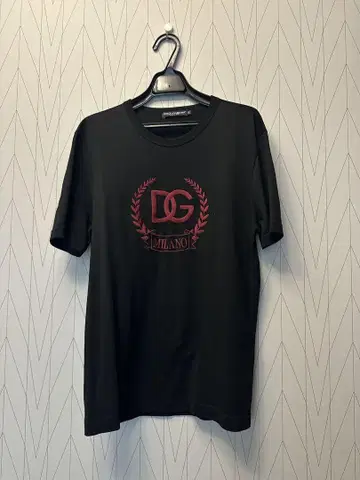 남성용 DG MILANO 블랙 티셔츠