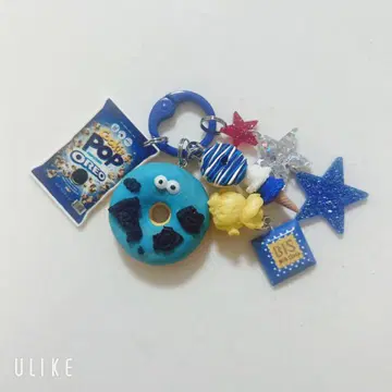 아메리칸 딸랑이 키링