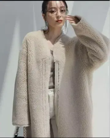보아 자켓 베이지 코트