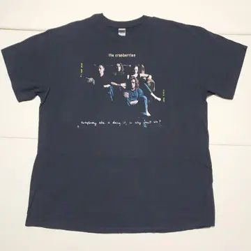 THE CRANBERRIES 더 크랜베리스 티셔츠 블랙 XL