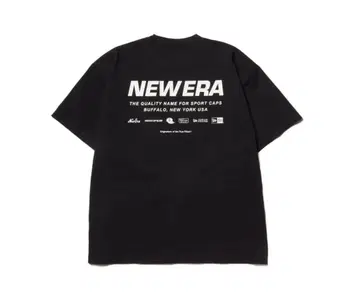 NEW ERA 블랙 반팔 티셔츠