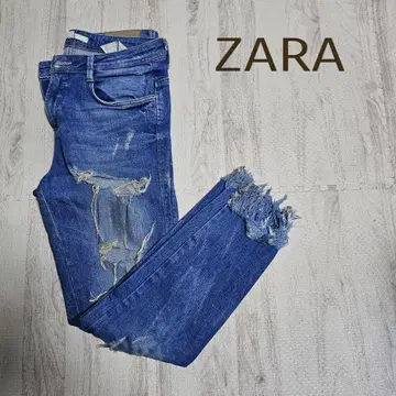 ZARA 데미지 데님 청바지