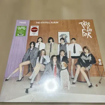 TWICE 4th Full Album THIS IS FOR vinyl