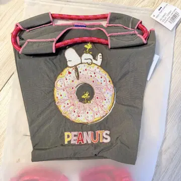 Ball&chian PEANUTS 스누피 도넛 백 그레이