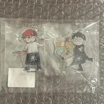 요시노 [ 멧포우얏타라토 요와키니 키스 ] 콜라보 카페 아크릴 키링 세트