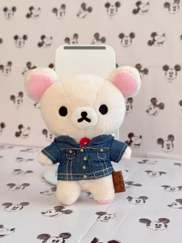코리락쿠마 데님 하우스 매달린 봉제 인형